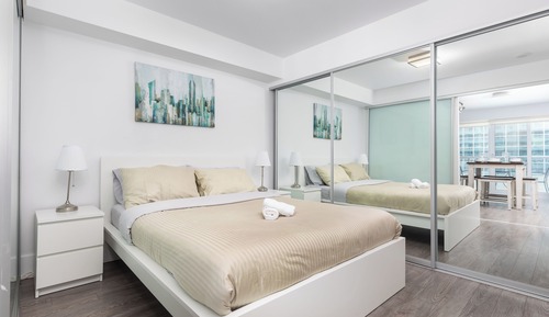 Apartamento Deluxe, cocina, vistas a la ciudad