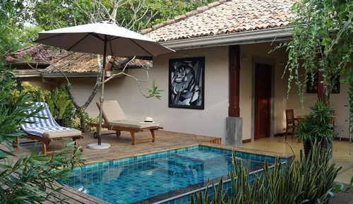 Villa superior, vistas al jardín