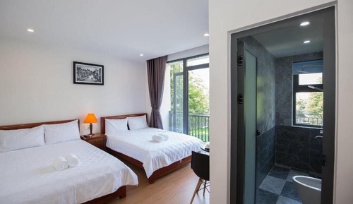 Habitación familiar, balcón