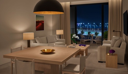 Habitación Deluxe, 2 camas de matrimonio, no fumadores, vistas a la ciudad