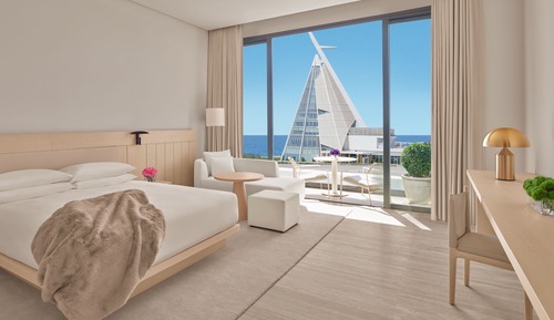 Habitación Deluxe, 2 camas de matrimonio, no fumadores, vistas al mar
