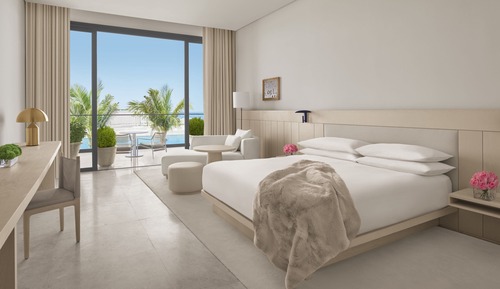 Habitación Deluxe, 1 cama de matrimonio grande, no fumadores, vistas al mar