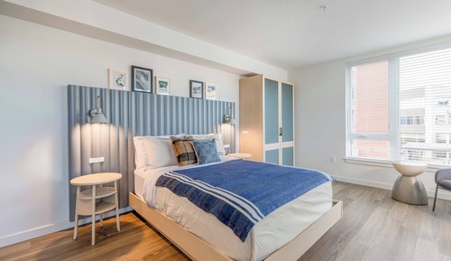 Suite estudio Premium, 1 cama de matrimonio grande, vistas al mar, mirando al mar