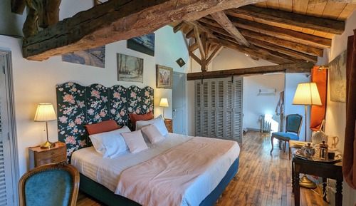 Habitación romántica doble, vistas al jardín