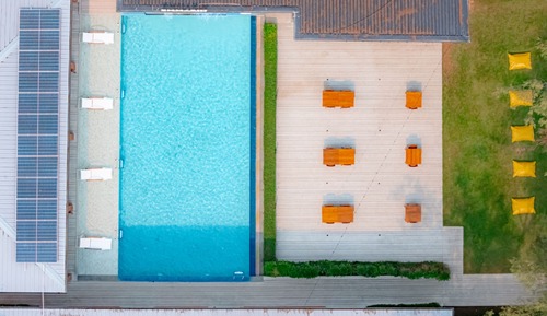 Habitación Grand, 2 camas individuales, junto a la piscina