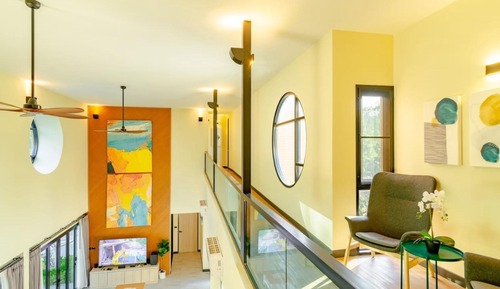 Villa presidencial, 4 habitaciones, frente a la playa