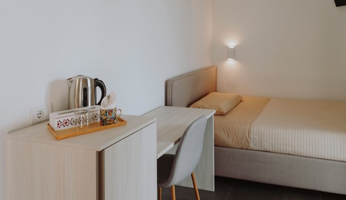 Habitación individual Confort, vistas al jardín