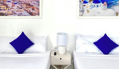 Habitación familiar, vistas al mar