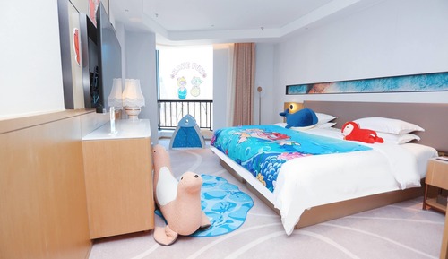 Habitación familiar, 1 cama de matrimonio grande, no fumadores (Deluxe)