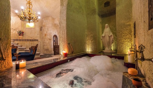 Suite Premium, 1 cama doble, bañera de hidromasaje (Cave, Fireplace)