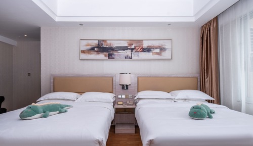 Habitación Confort, varias camas, no fumadores, vistas a la ciudad