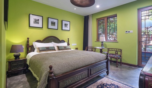 Habitación clásica, 1 cama de matrimonio, vistas al patio, planta baja