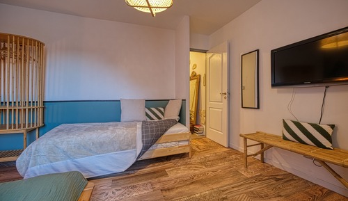 Suite Confort, baño privado, vistas al jardín (La Bambouseraie)