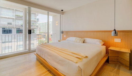Apartamento Deluxe, 2 habitaciones, balcón, vistas a la ciudad