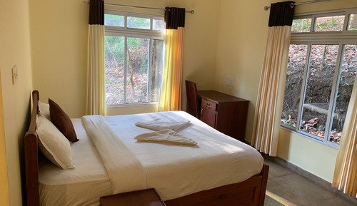 Casa de campo Deluxe, 1 cama de matrimonio grande, no fumadores, vistas al jardín
