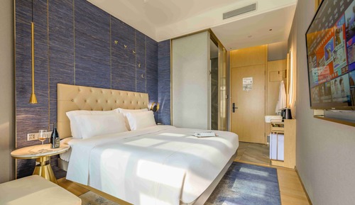 Habitación romántica doble, vistas a la ciudad