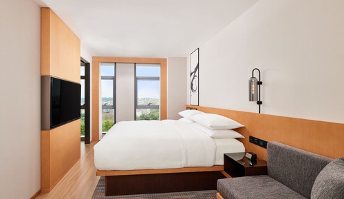 Habitación estándar, 1 cama de matrimonio grande, vistas a la ciudad