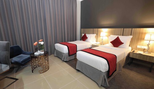 Habitación Deluxe con 1 cama doble o 2 individuales, vistas al mar