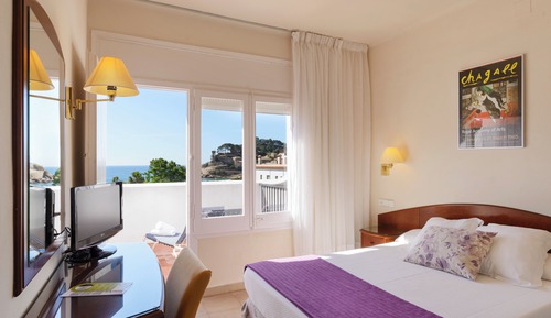 Habitación doble, terraza, vistas al mar