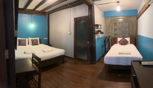 Habitación familiar doble, 1 cama de matrimonio