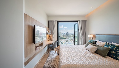 Suite panorámica, 3 habitaciones, vistas a la ciudad, planta ejecutiva