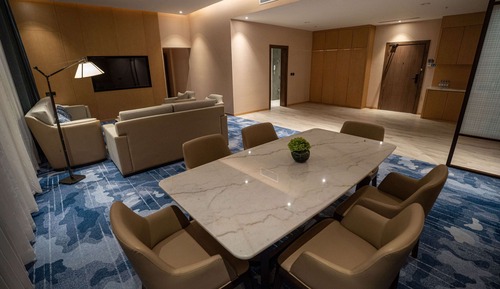 Suite, varias camas, no fumadores, cocina (Living Room)