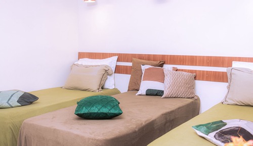 Habitación, 3 camas individuales, baño privado
