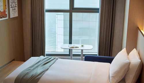 Habitación estándar, 1 cama de matrimonio grande (Side Ocean)