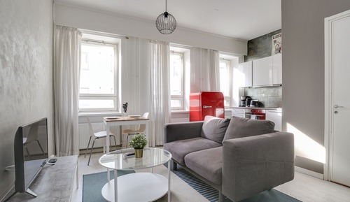 Apartamento básico, vistas a la ciudad