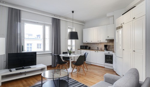 Apartamento básico, vistas a la ciudad
