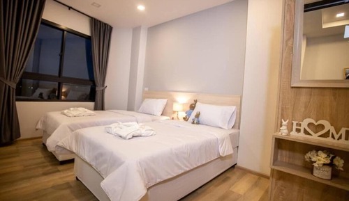 Habitación con 2 camas individuales, no fumadores, baño privado