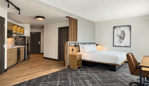 Estudio, 1 cama de matrimonio grande con sofá cama, no fumadores, en esquina
