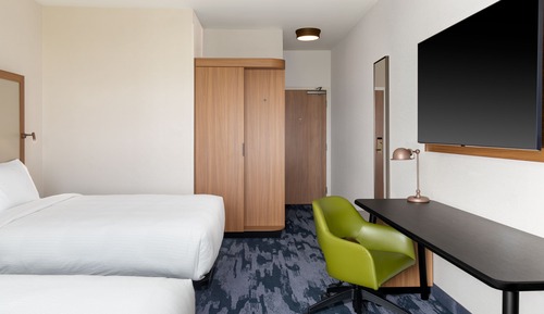 Habitación, 2 camas de matrimonio, bañera (Mobility/Hearing Accessible, Tub)