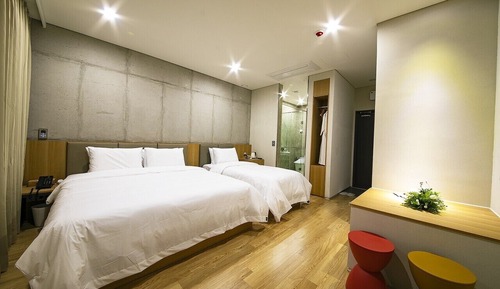Habitación Deluxe con 2 camas individuales, varias camas, no fumadores