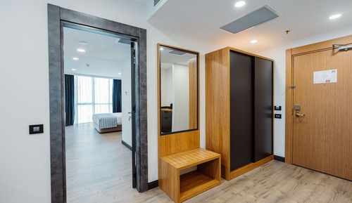 Suite ejecutiva, 1 cama de matrimonio grande, no fumadores (Separate Living Room;with Sofabed)
