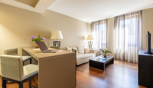 Apartamento clásico, 1 cama de matrimonio con sofá cama