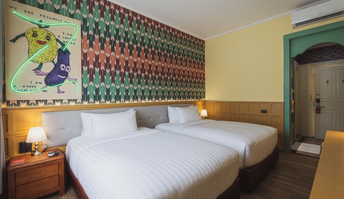 Habitación clásica con 2 camas individuales