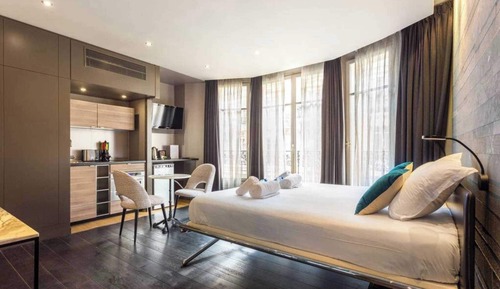 Estudio, 1 cama de matrimonio (12)