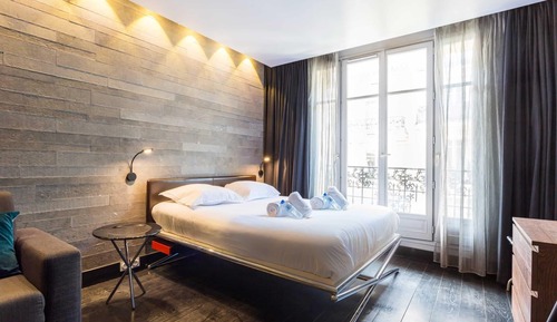 Estudio, 1 cama de matrimonio con sofá cama (61)