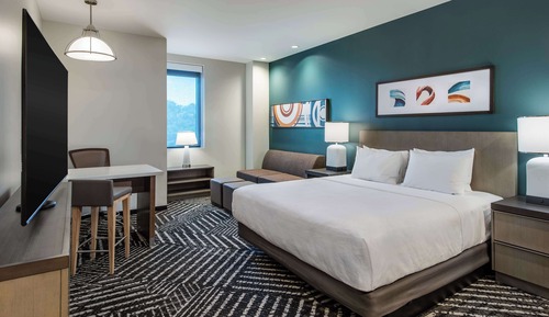 Estudio, 1 cama de matrimonio grande con sofá cama, cocina