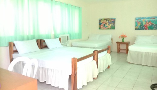 Habitación familiar, balcón, vistas a la playa