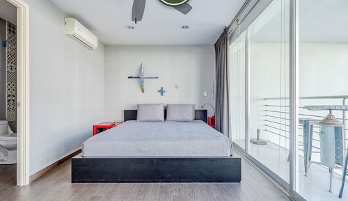Apartamento familiar, balcón, vistas al jardín