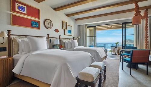 Habitación, 1 cama de matrimonio grande, vistas al mar (La Casona)