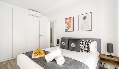 Apartamento básico, 2 habitaciones, cocina