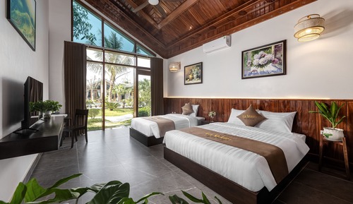 Habitación triple Deluxe, bañera