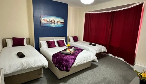 Habitación cuádruple estándar, varias camas, no fumadores, baño privado