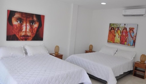 Habitación cuádruple Premium, balcón, vistas a la piscina