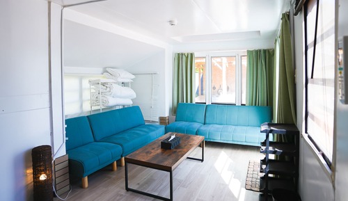 Habitación superior, no fumadores (private trailer house)