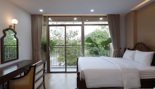 Habitación cuádruple Deluxe, vistas a la ciudad