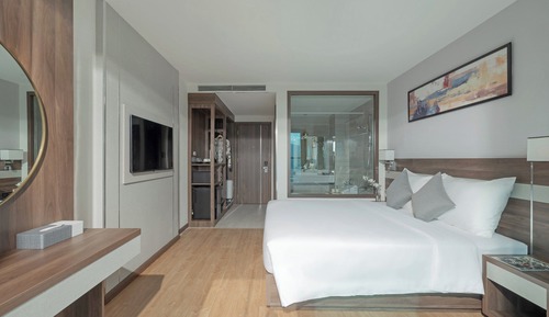 Habitación Deluxe doble, balcón, vistas a la ciudad